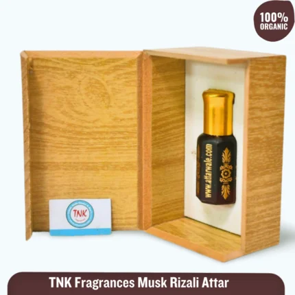 TNK fragrances Musk Rizali Attar - Standard Alcohol Free | No chemical spirit | Paraben Free | Long Lasting Unisex Attar | Roll on | Gifting pack